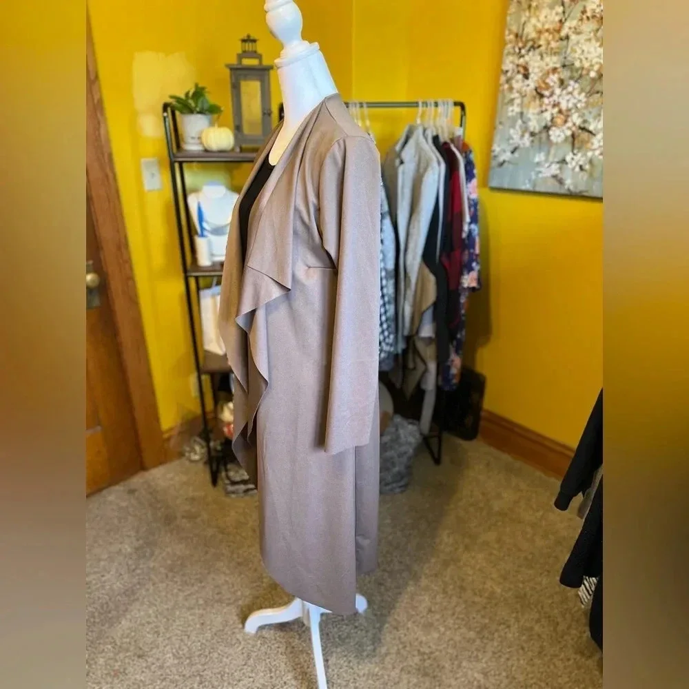 Boohoo -Long Mauve Duster